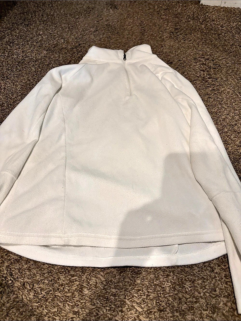 Columbia Women's Glacial IV Half-Zip Fleece Large White
